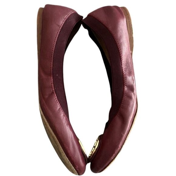 Tory Burch Bordeaux Caroline’s Flats, Ballet Flats.  9.5 - Picture 7 of 11